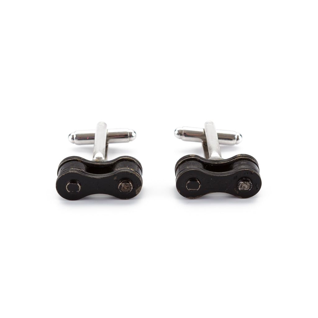 Paguro Upcycle Recycled Bicycle Chain Cufflinks Eco Gift