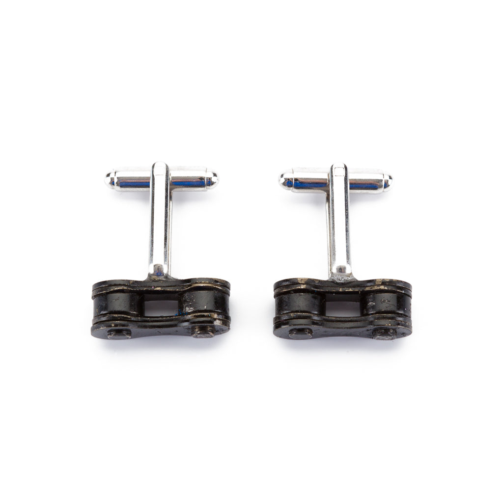 Paguro Upcycle Recycled Bicycle Chain Cufflinks Eco Gift