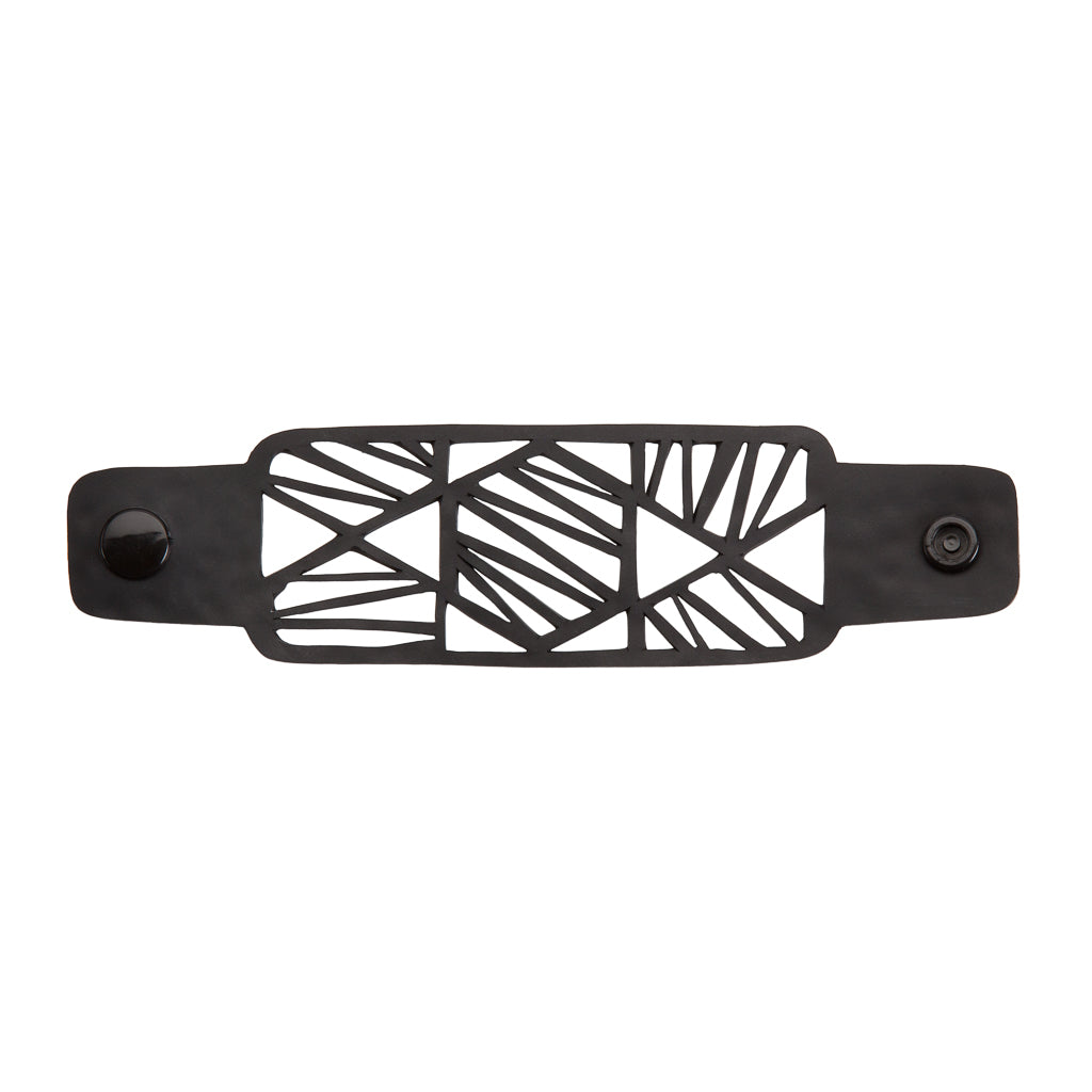 Paguro Upcycle Honeycomb Recycled Rubber Bracelet Eco Cuff